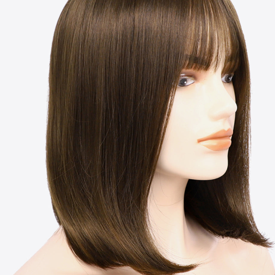 Full Machine Made Short Wave Hair Wigs 10''