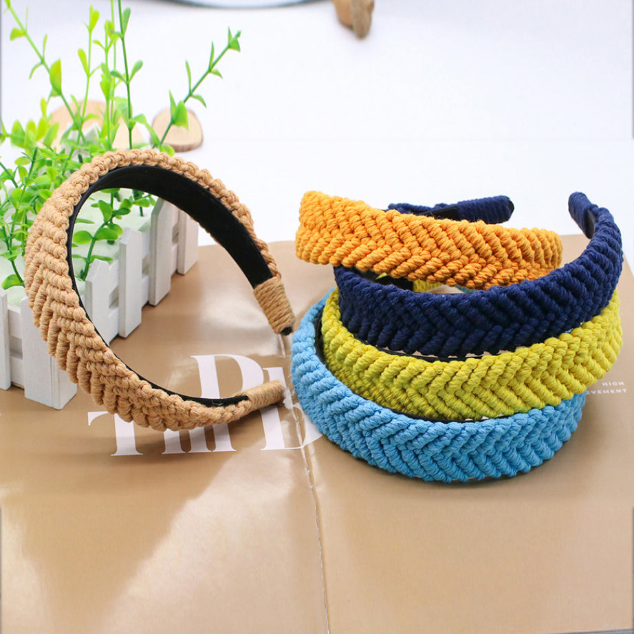 Retro Style Macrame Headband