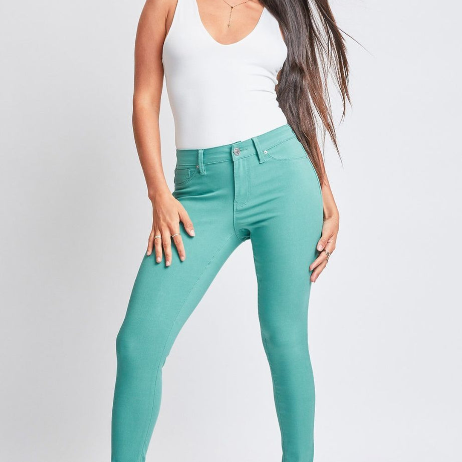 YMI Jeanswear Full Size Hyperstretch Mid-Rise Skinny Pants