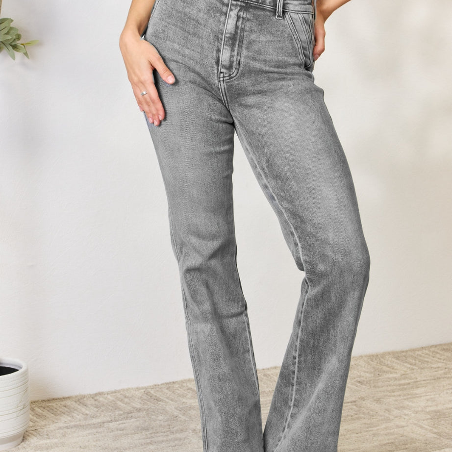 Kancan High Waist Slim Flare Jeans