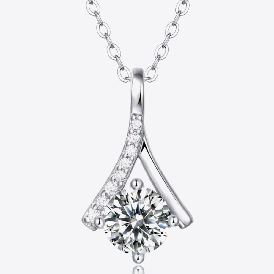 Special Occasion 1 Carat Moissanite Pendant Necklace