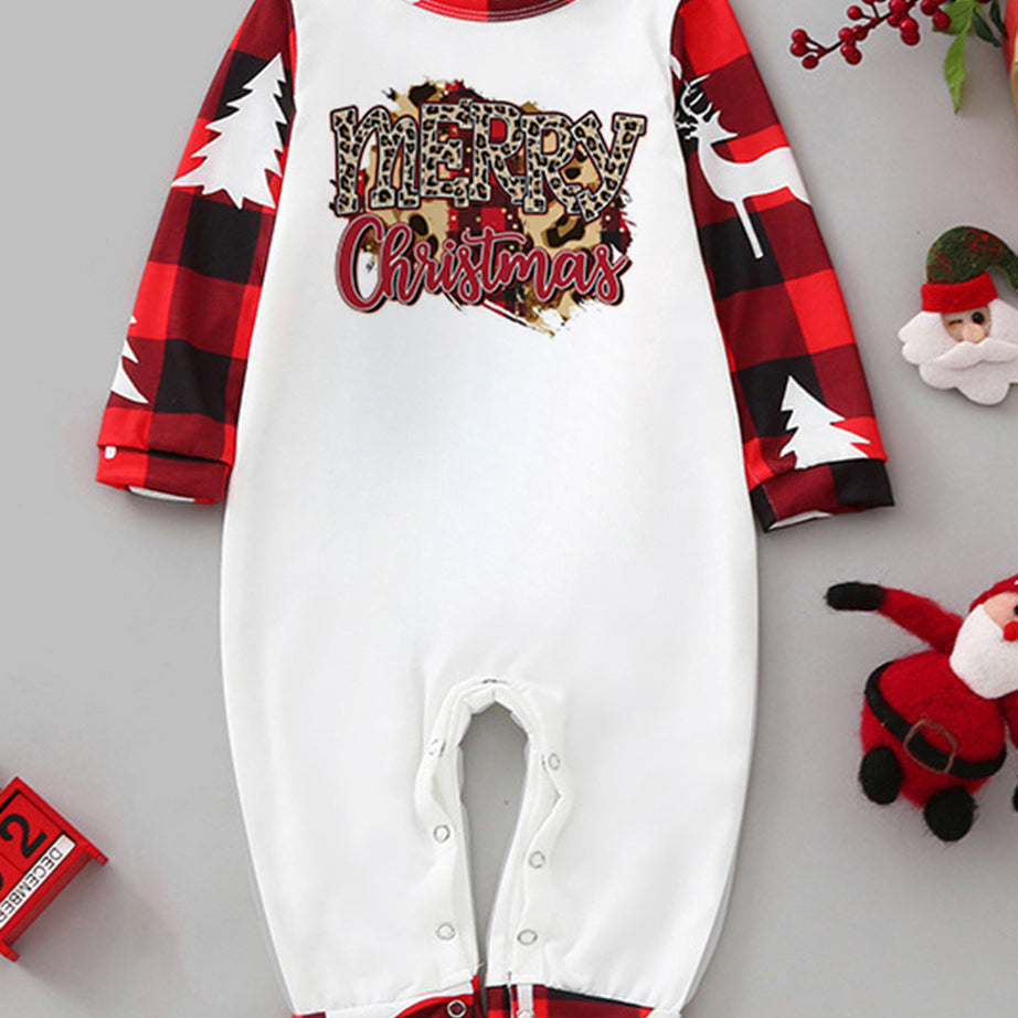 MERRY CHRISTMAS Graphic Jumpsuit