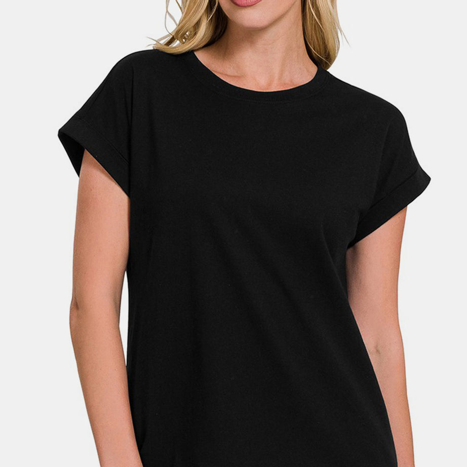 Zenana Crew Neck Short Sleeve T-Shirt