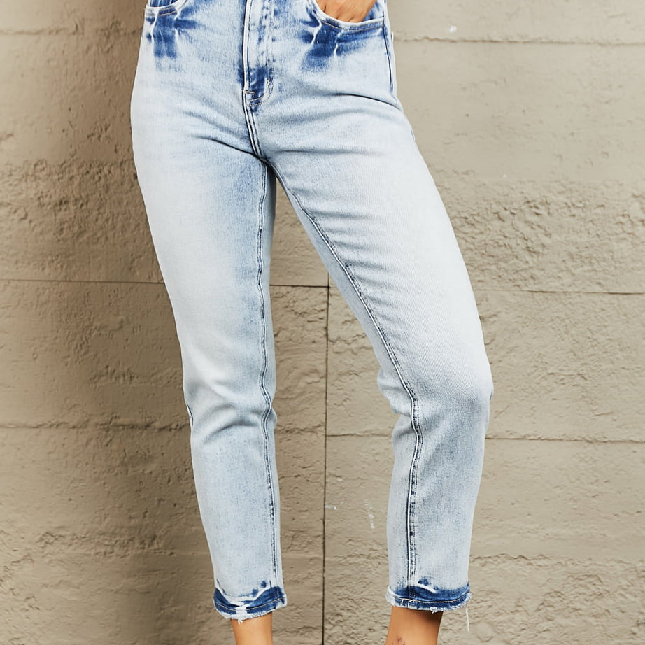 BAYEAS High Waisted Accent Skinny Jeans