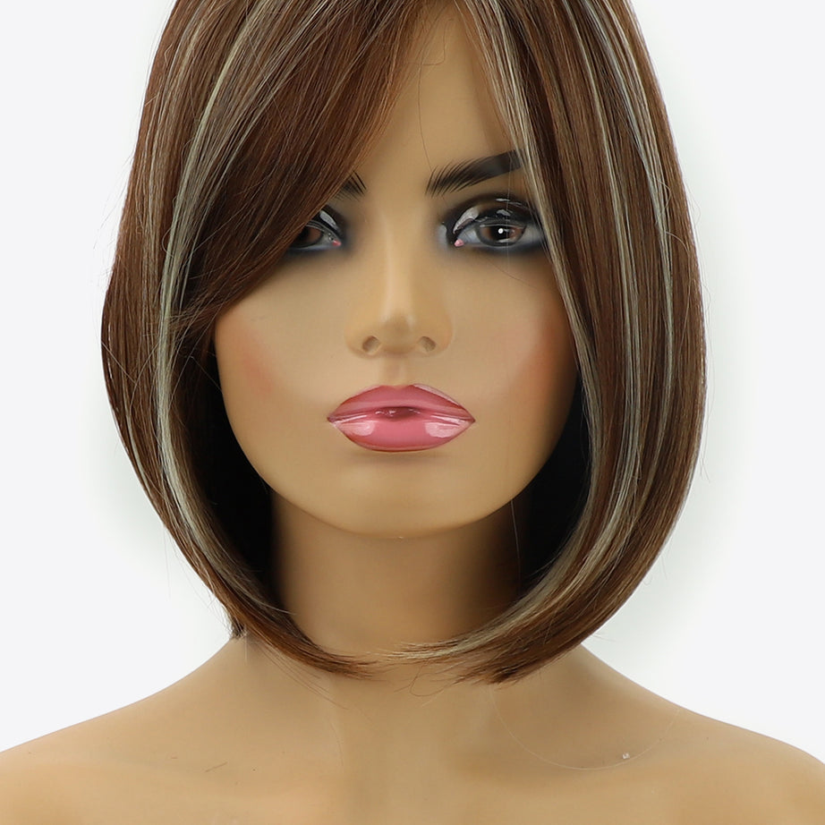 Synthetic Elegant Short Bobo Wigs 10''