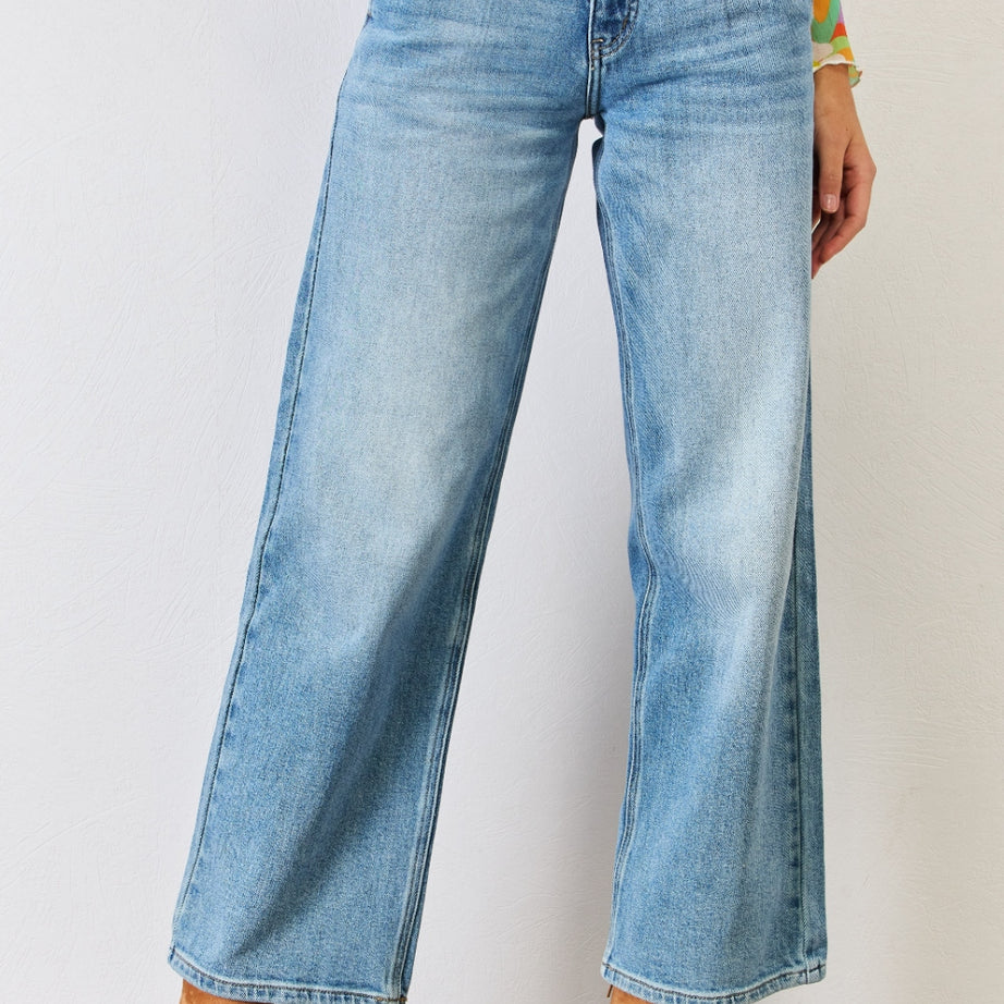 Kancan High Waist Wide Leg Jeans