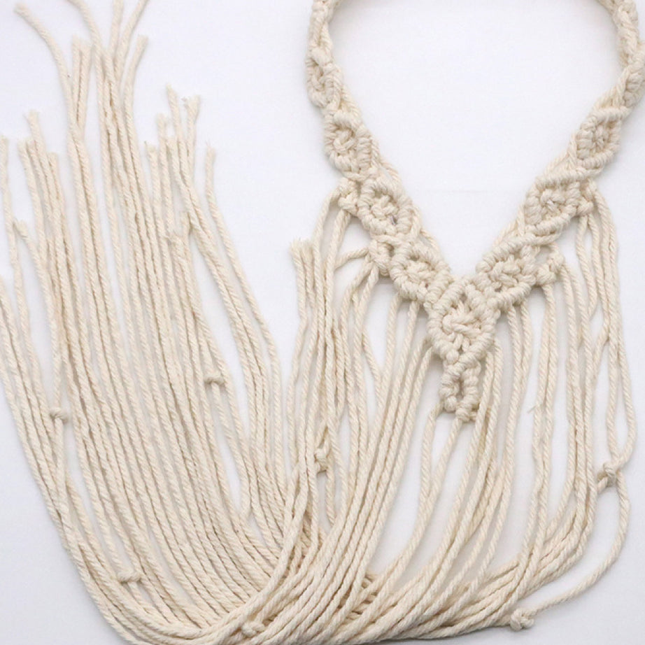 Macrame Fringe Headband