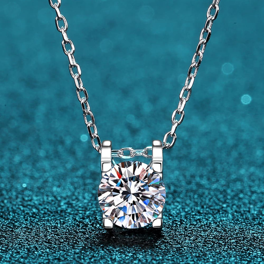 Moissanite 925 Sterling Silver Necklace