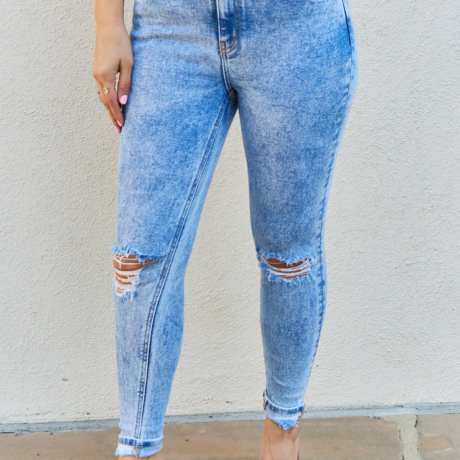 Kancan Emma Full size High Rise Distressed Skinny Jeans