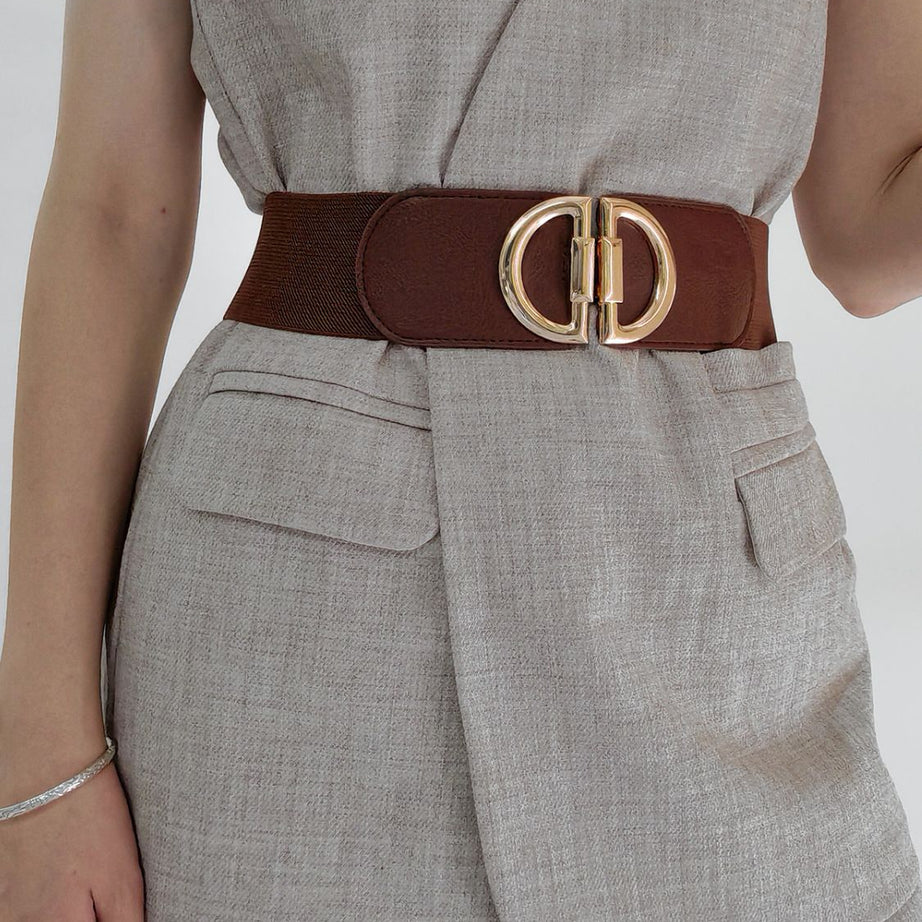 D Buckle Elastic Belt