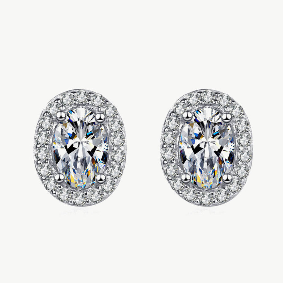 Future Style Moissanite Stud Earrings